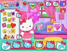 HELLO KITTY EMOJIFY MY PARTY online game | POMU Games