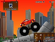 MONSTER TRUCK DESTROYER online game | POMU Games