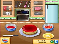 SARA’S COOKING BERRY CHEESECAKE online game | POMU Games