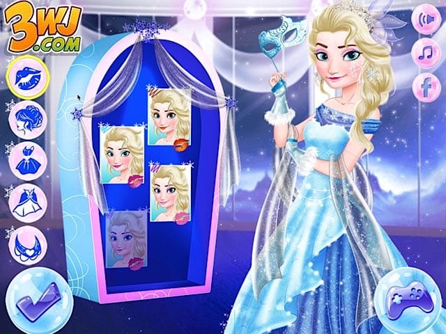 DISNEY SNOWFLAKES WINTER BALL online game | POMU Games