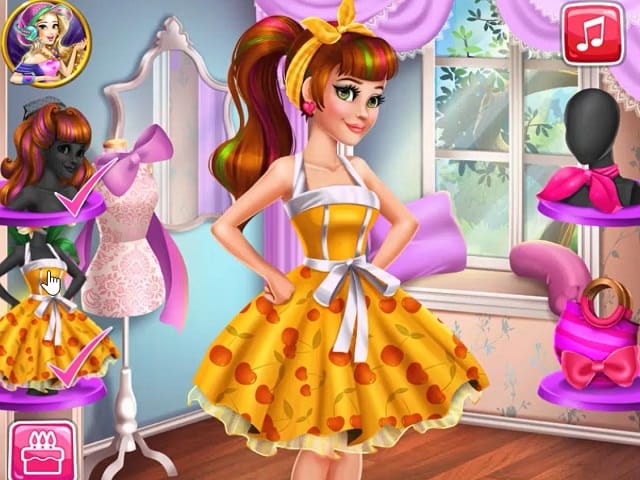 VICTORIA'S RETRO REAL MAKEOVER online game | POMU Games