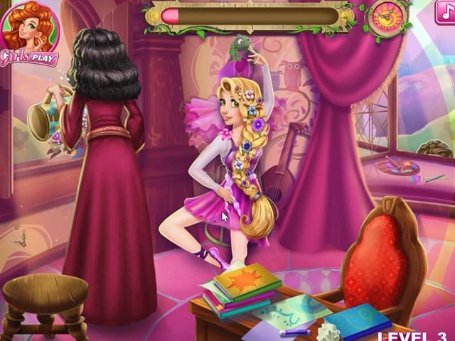 RAPUNZEL BALLET REHEARSAL online game  POMU