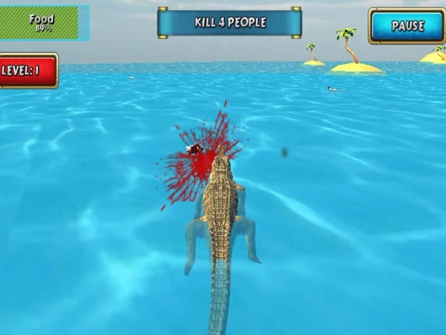 CROCODILE SIMULATOR BEACH HUNT online game | POMU Games