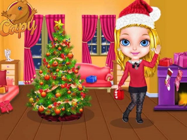 CHRISTMAS WITH BABY BARBIE online game | POMU Games