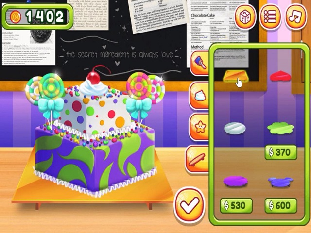 CUTE CAKE BAKER online game | POMU Games