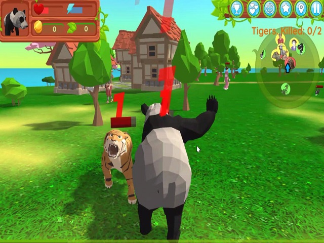 PANDA SIMULATOR 3D online game | POMU Games