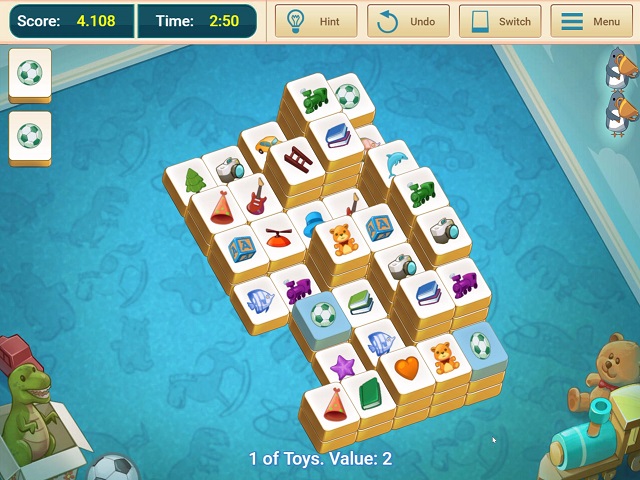 MAHJONGG TOY CHEST online game | POMU Games