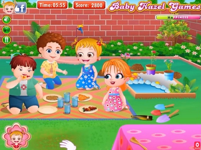  BABY HAZEL GARDEN PARTY online game POMU Games 